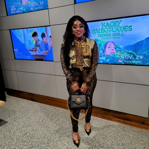 Versace barocco patchwork python print silk top - Picture 2 of 3